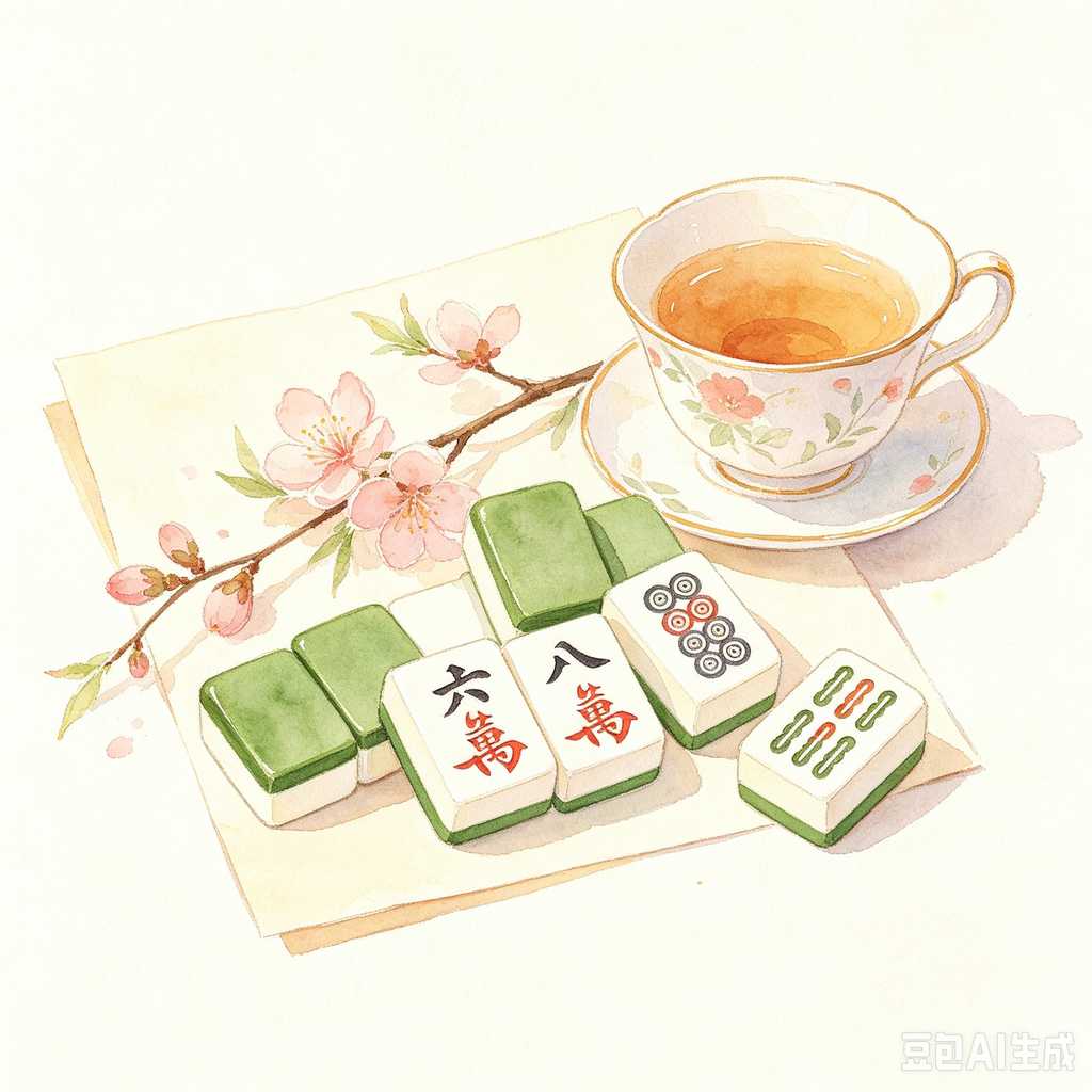 desktop decoration mahjong set